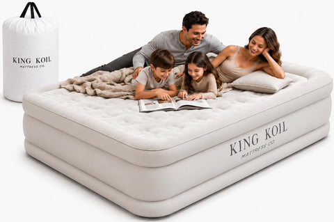 King Koil set up in bedroom showing premium look and guest-ready comfort