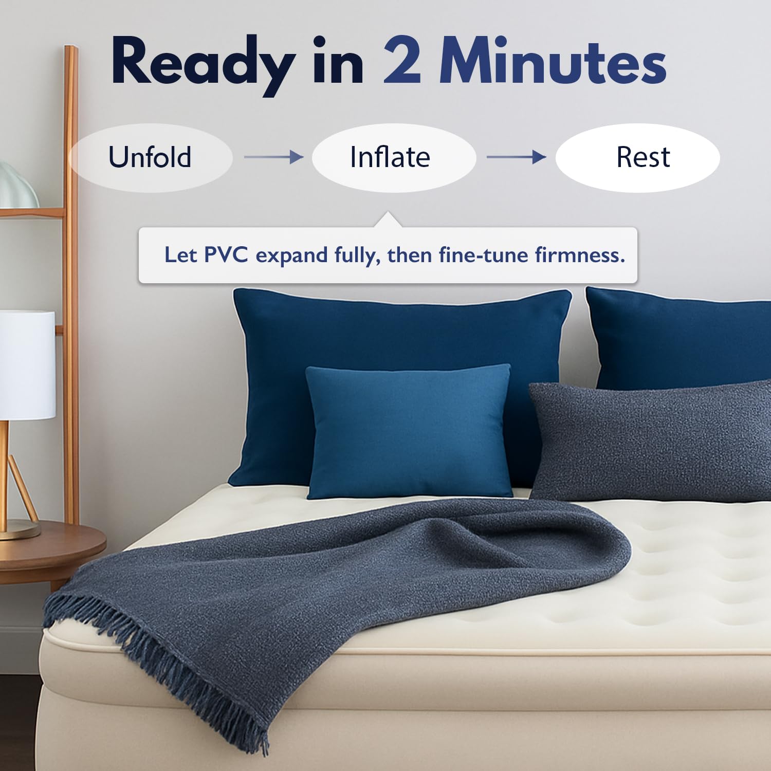 King Koil flocked top texture detail for comfortable sleep benefit