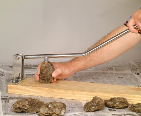 King Kooker stainless opener closeup highlighting durable steel construction