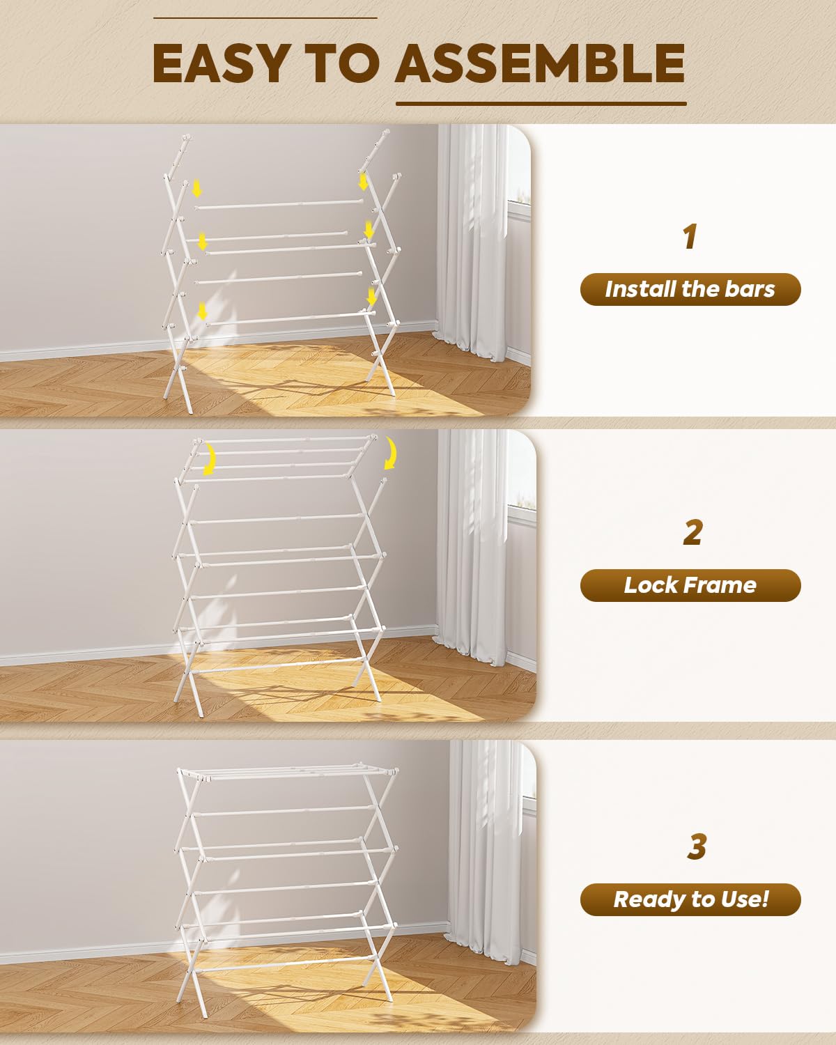 KINGBOARD folded flat under bed showing easy storage advantage