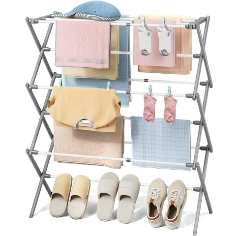 KINGBOARD front view folded open showing compact drying capacity benefit