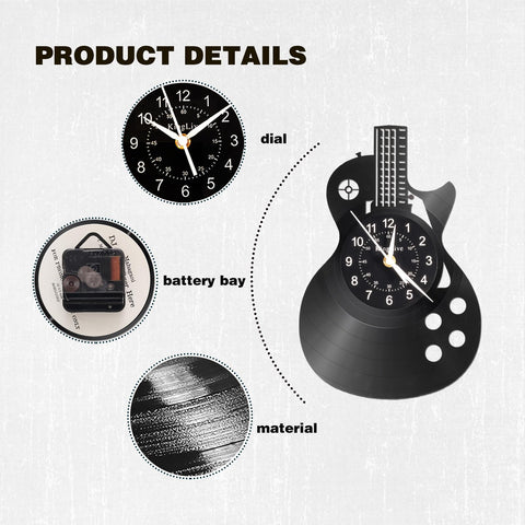 KingLive clock mounted in a music studio creates inspiring functional decor