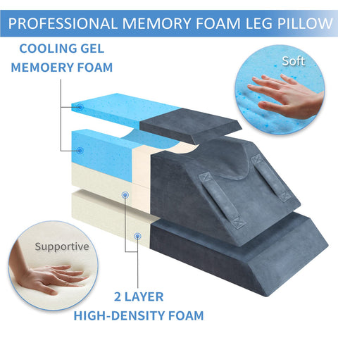 KingPavonini layered foam close-up showing memory and high-density foam support