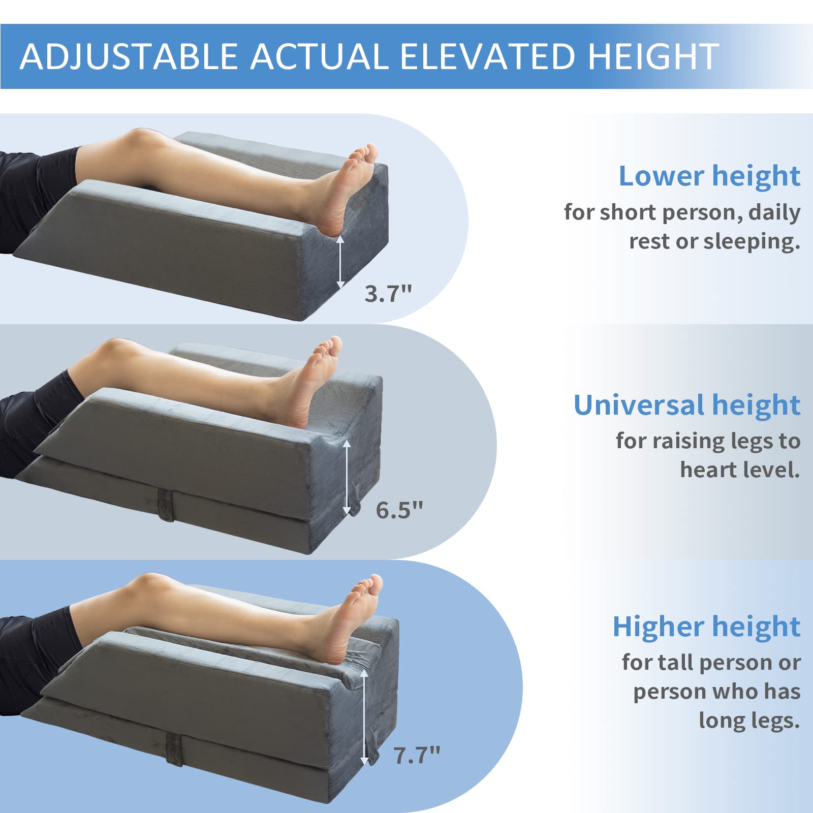 KingPavonini U-shaped groove cradling calf for secure leg placement