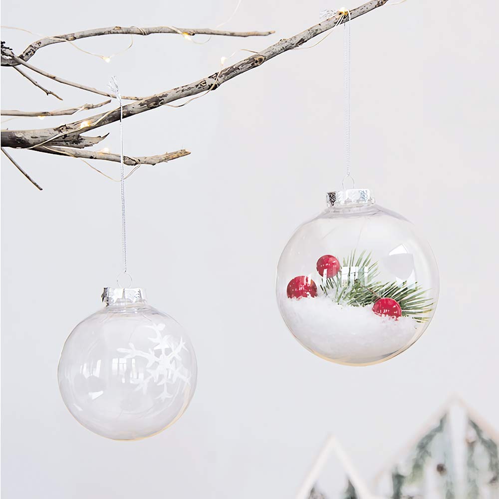 Kingrol decorated ornaments hanging on a branch showing finished décor appeal