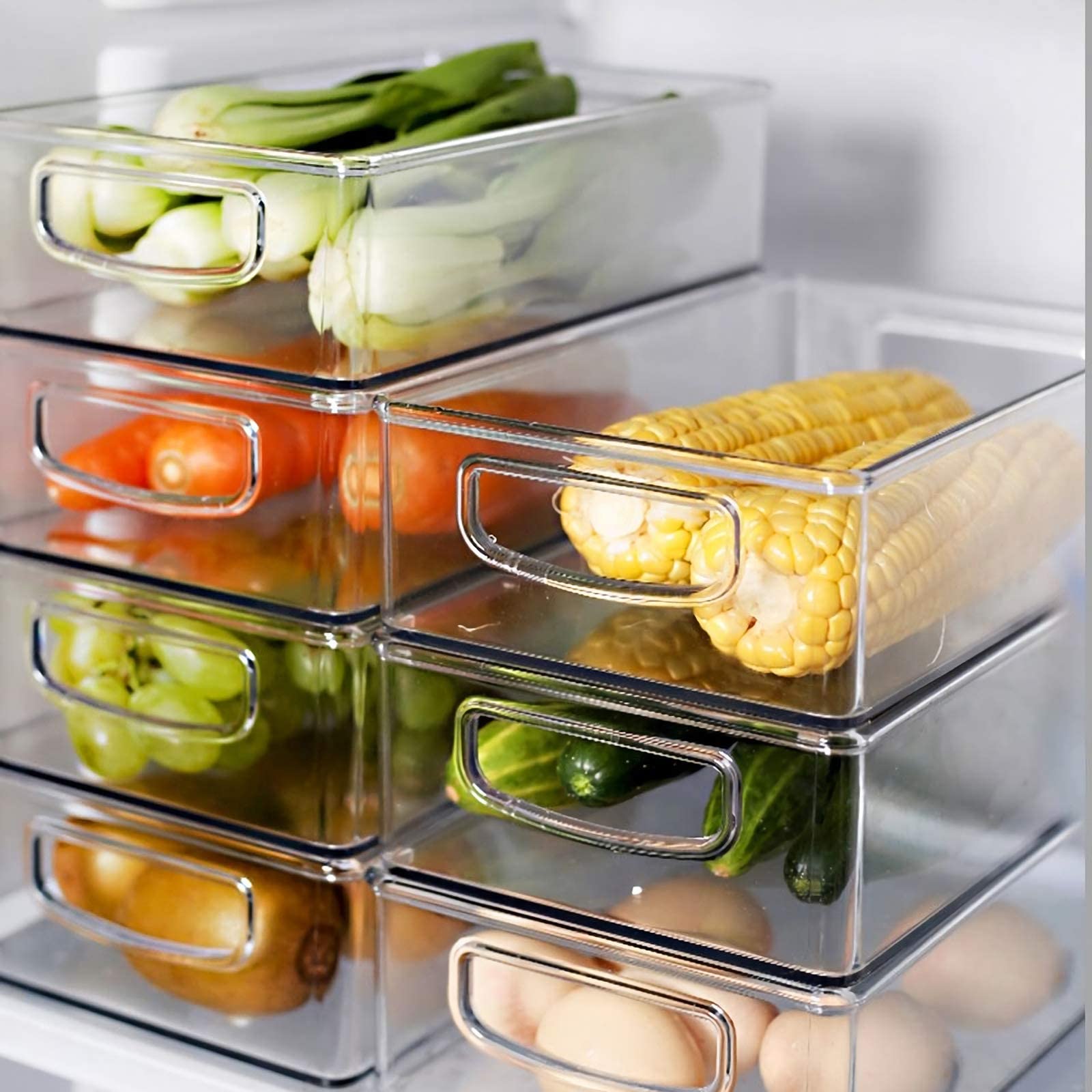 Kingrol bins on pantry shelf showing tidy, space-saving arrangement