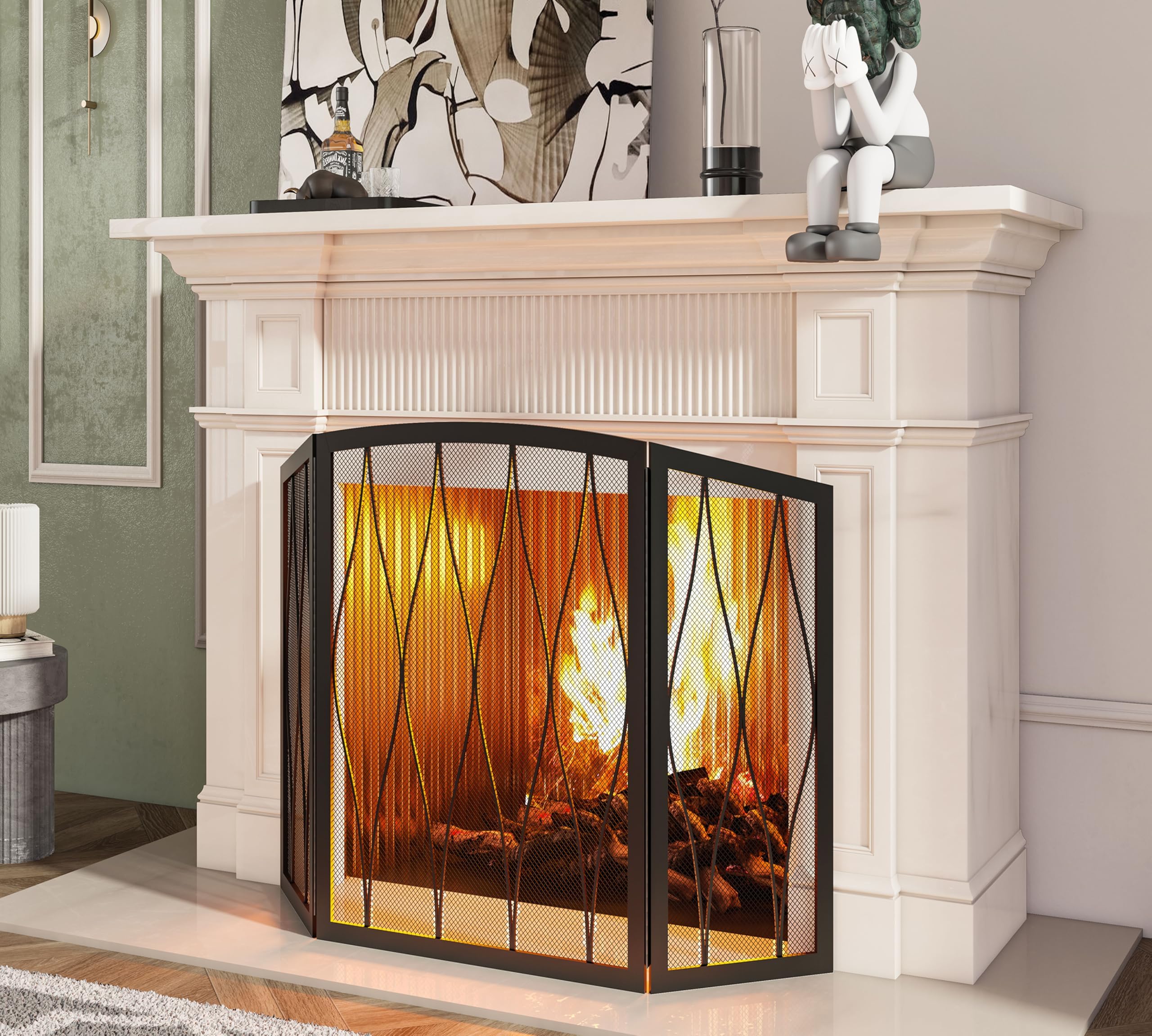 Kingson screen folded storage demonstrating compact, easy stowaway