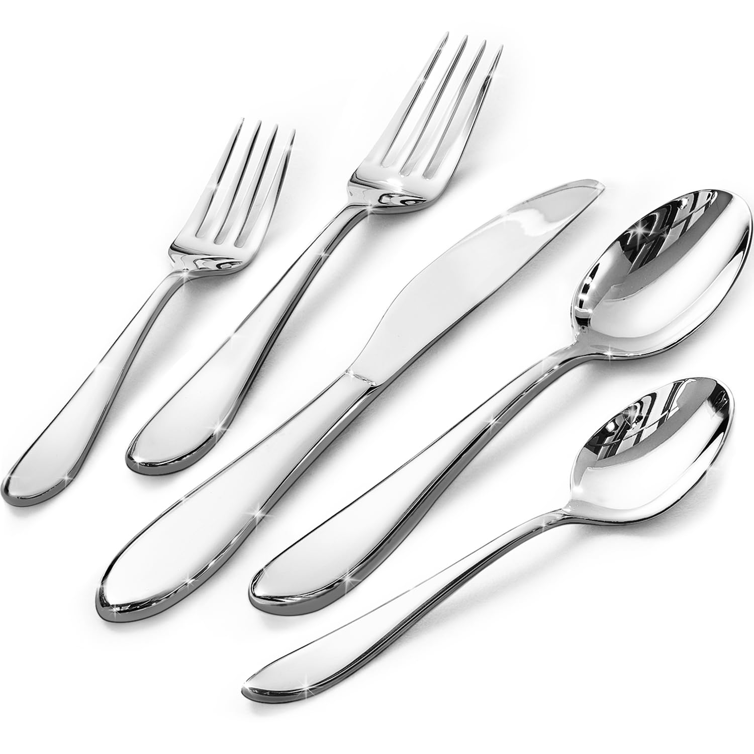 KINGSTONE front view of boxed 40-piece set showing complete place settings and elegance