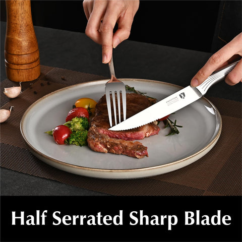 KINGSTONE handle detail with mirror polish and frosted inner grip for safety
