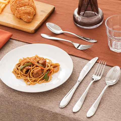 KINGSTONE salad fork with teaspoon pair showing matching design and daily usefulness