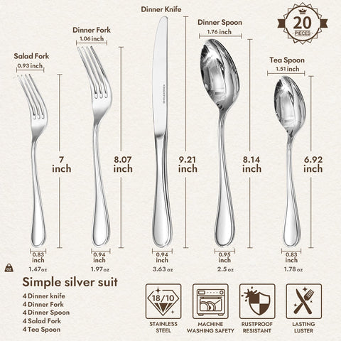 KINGSTONE storage in cutlery drawer organized for easy access and protection