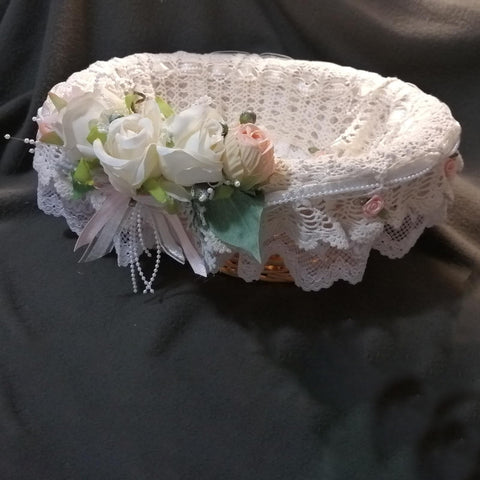 KINJOEK baskets on shelf organizing toiletries and accessories