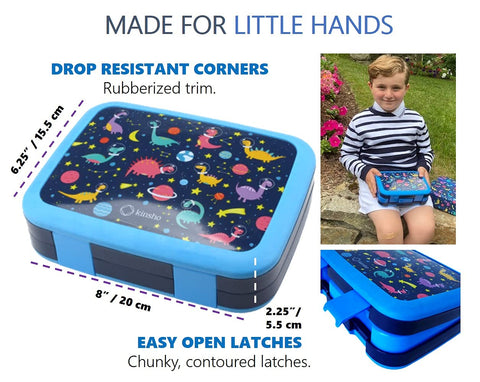 kinsho four compartment tray top view organizing foods for picky eaters