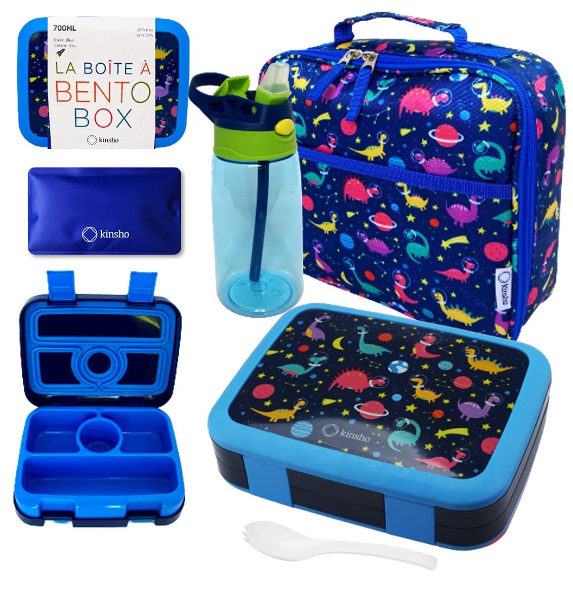kinsho front box and bag showing coordinated design and easy grab