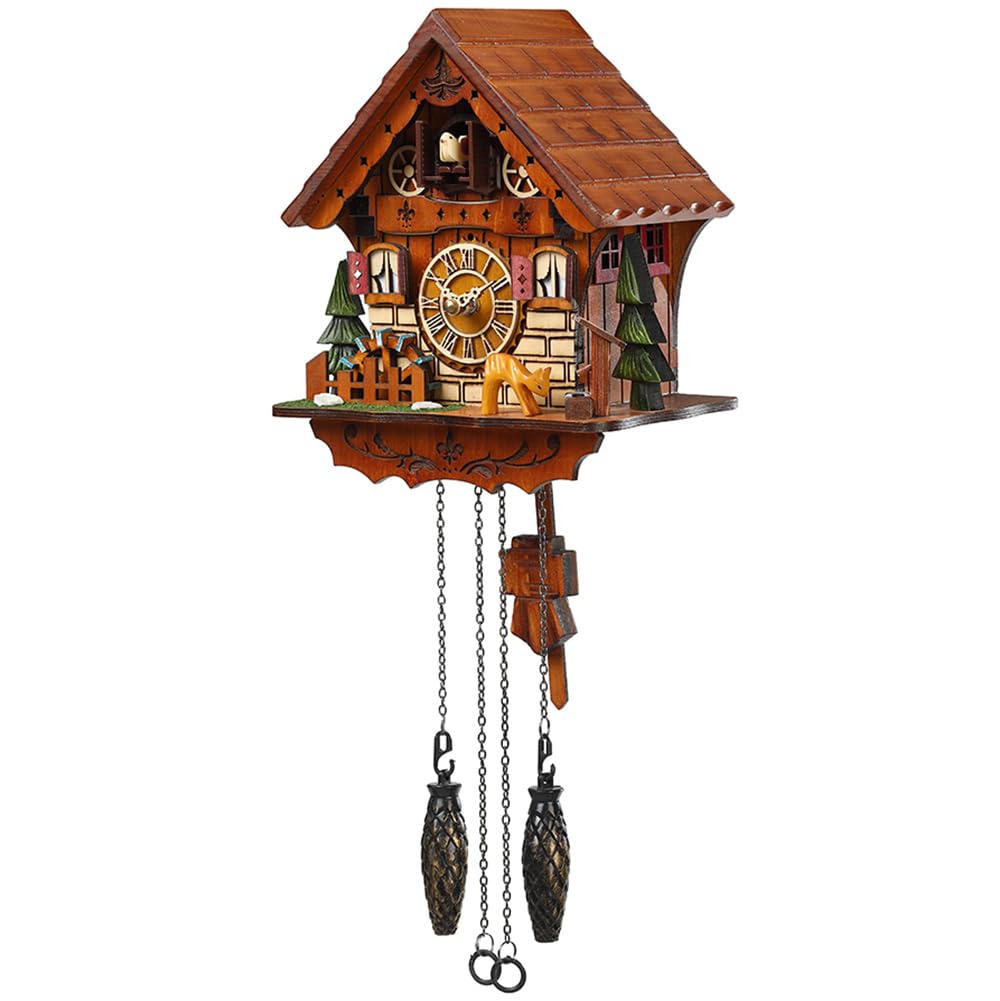 Kintrot front view showing wooden cuckoo clock and vintage charm benefit