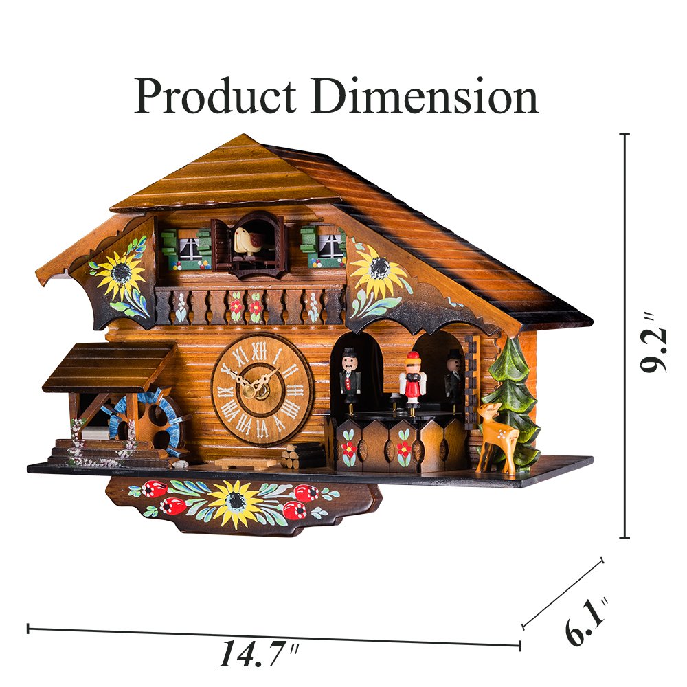 Kintrot pendulum and clock face detail illustrating accurate quartz timekeeping