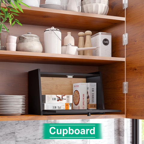 kiplant bread box in kitchen setting conveying style and practical everyday use