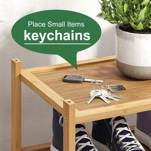 kiplant shoe rack staged in entryway showing tidy shoes and easy access