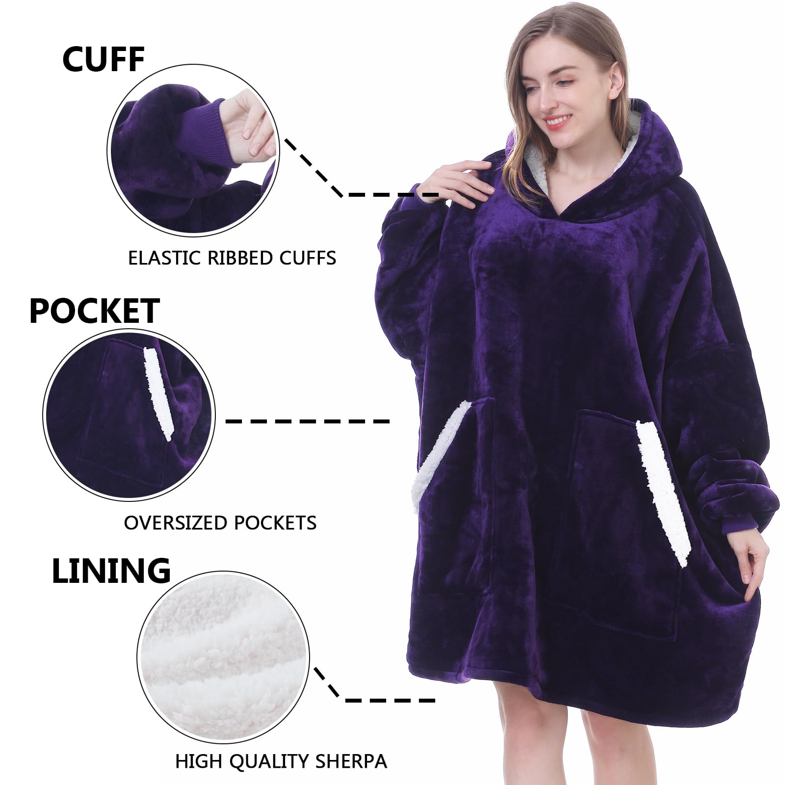 Kipswiza large front pockets holding phone and hands for convenience