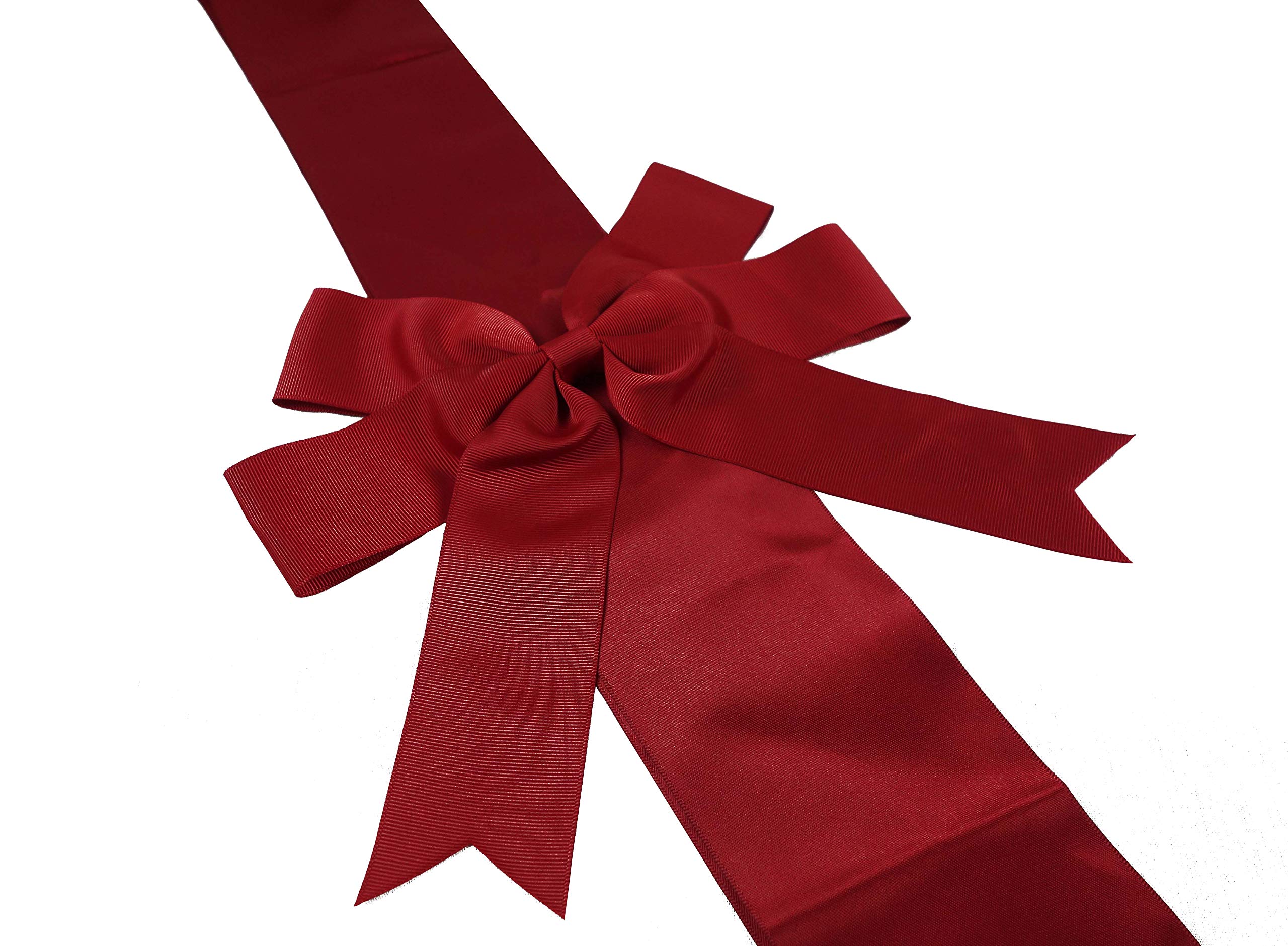 K KIRKWOOD KITCHEN close-up of sewn 9-inch bow, detailed holiday appearance