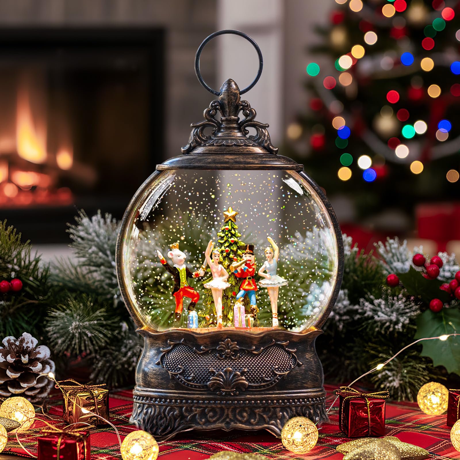 Kirschblüte styled in living room showing how it enhances holiday décor
