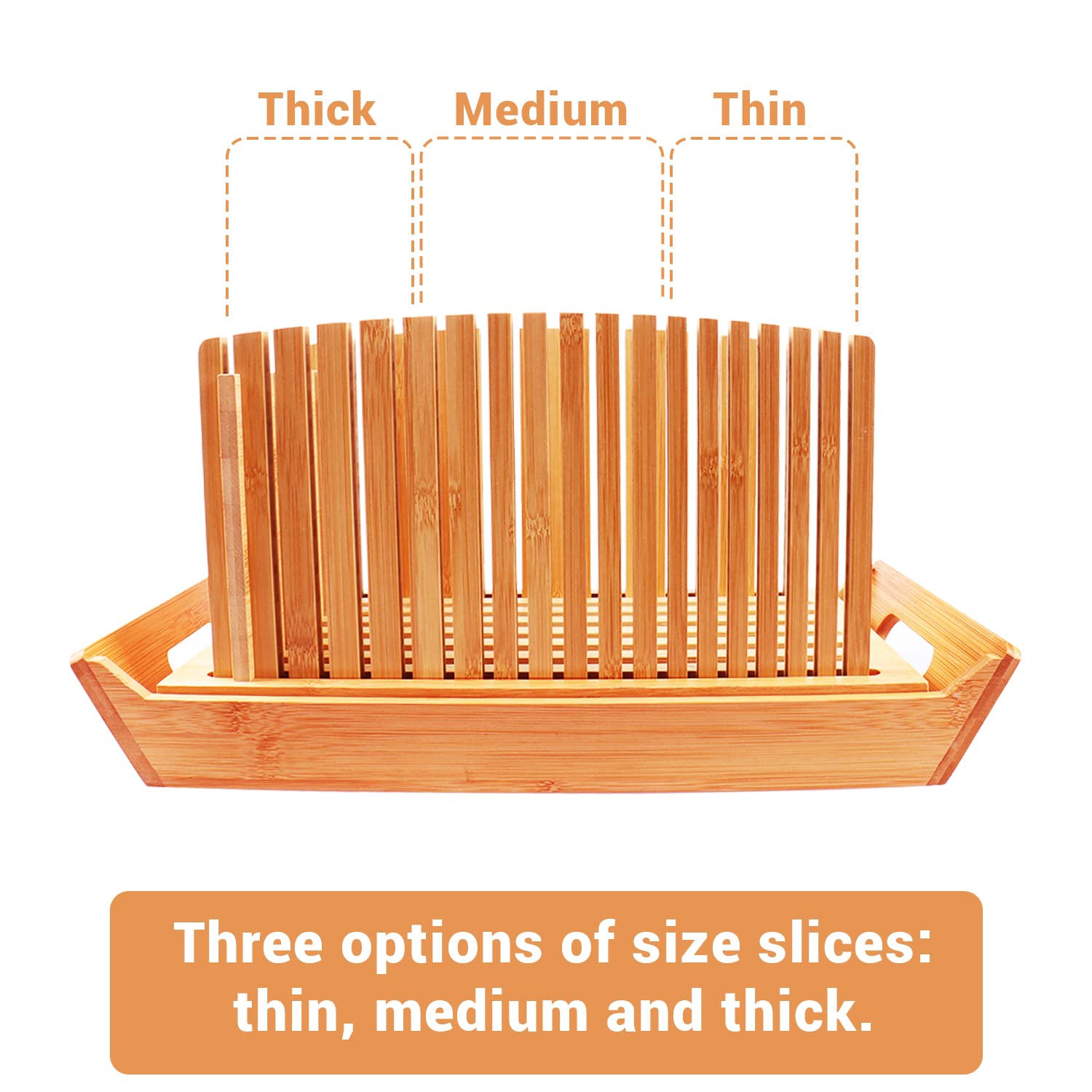 Kiss Core removable crumb tray used as serving platter for sliced bread
