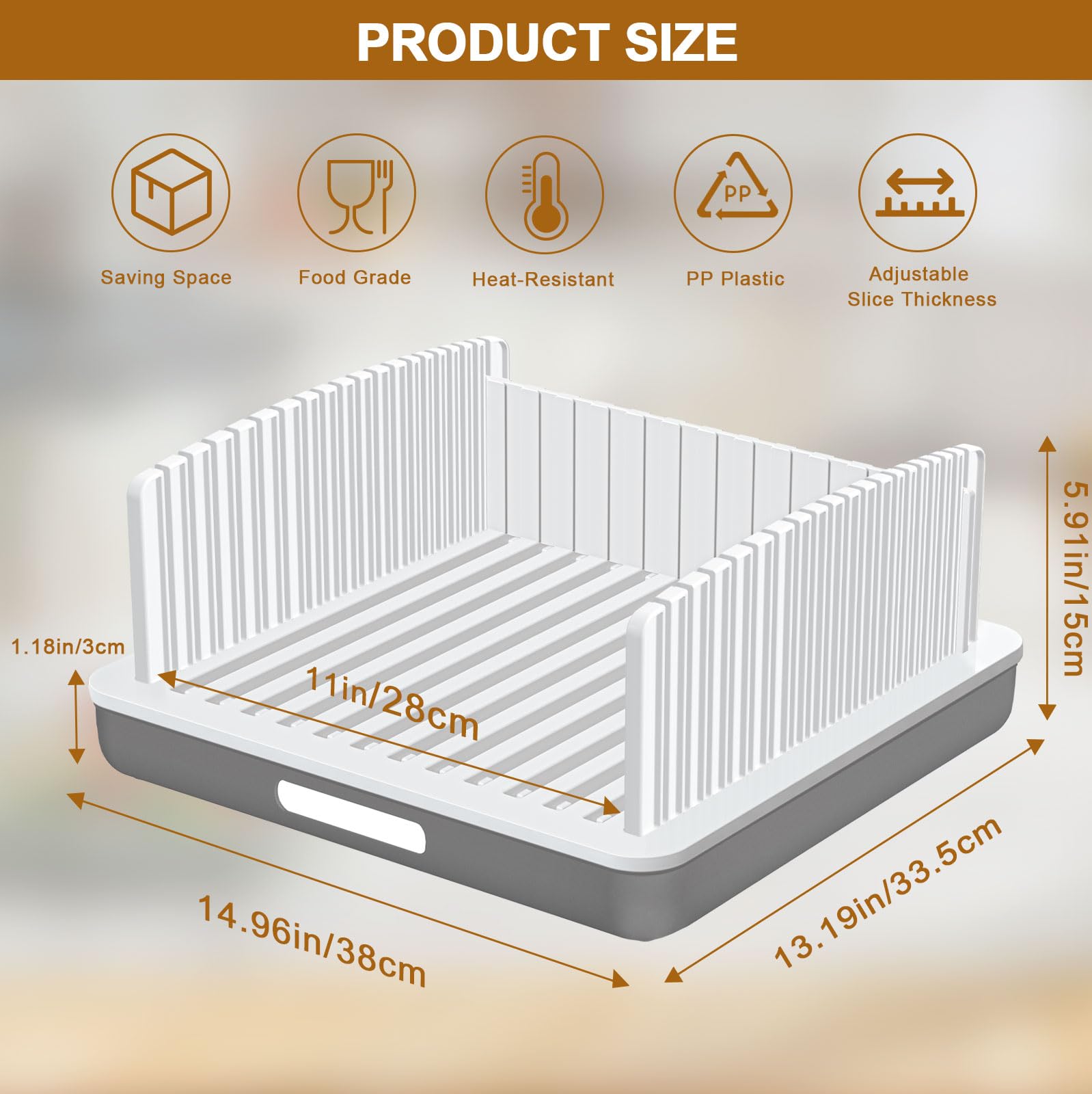 Kiss Core folded flat for compact storage in a drawer, saves pantry space