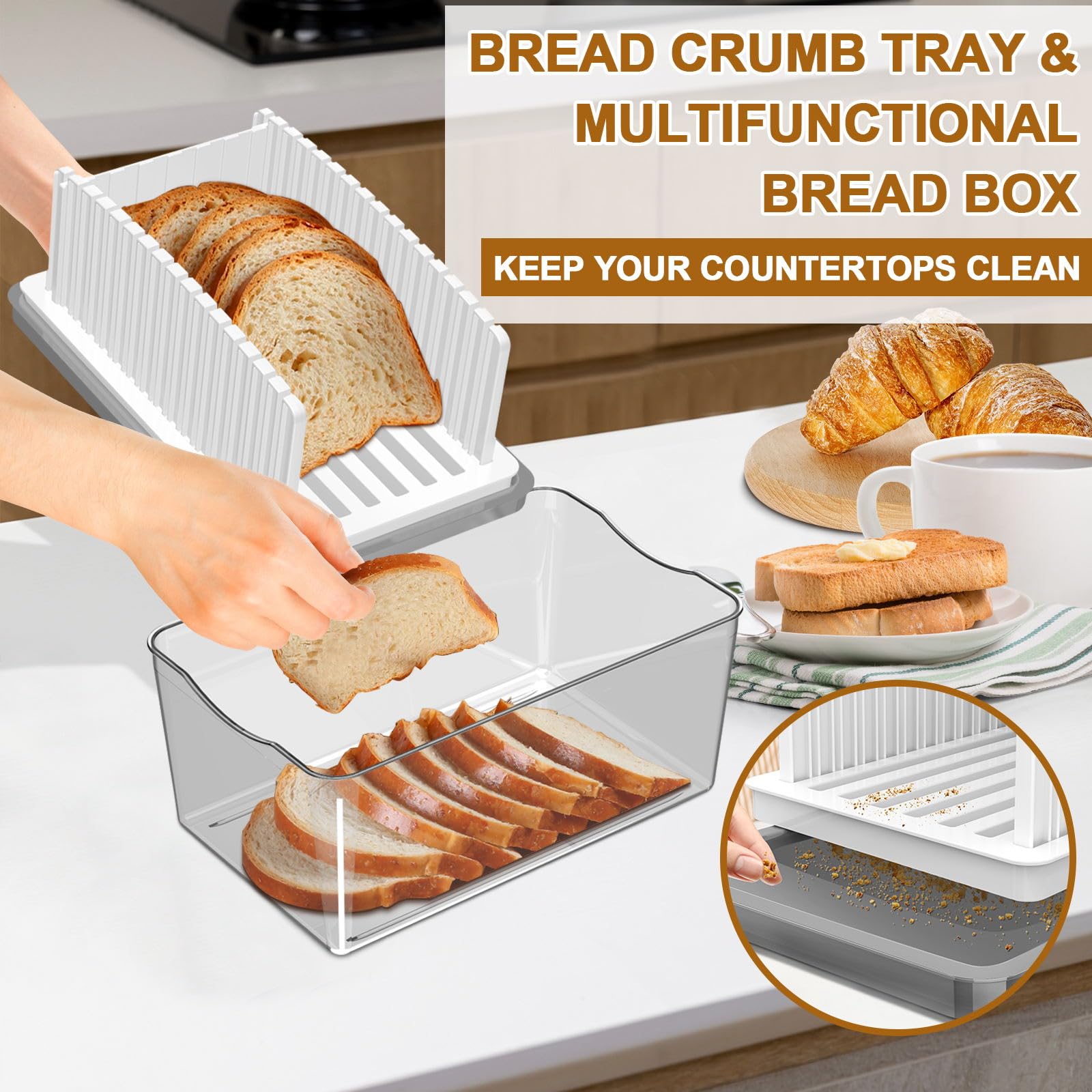 Kiss Core slicer in use cutting a loaf for consistent 1.2cm slices benefit