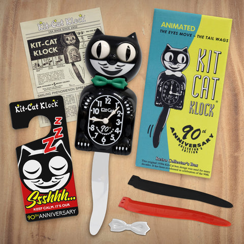 Kit Cat Klock 90th anniversary door hanger detail enhancing display