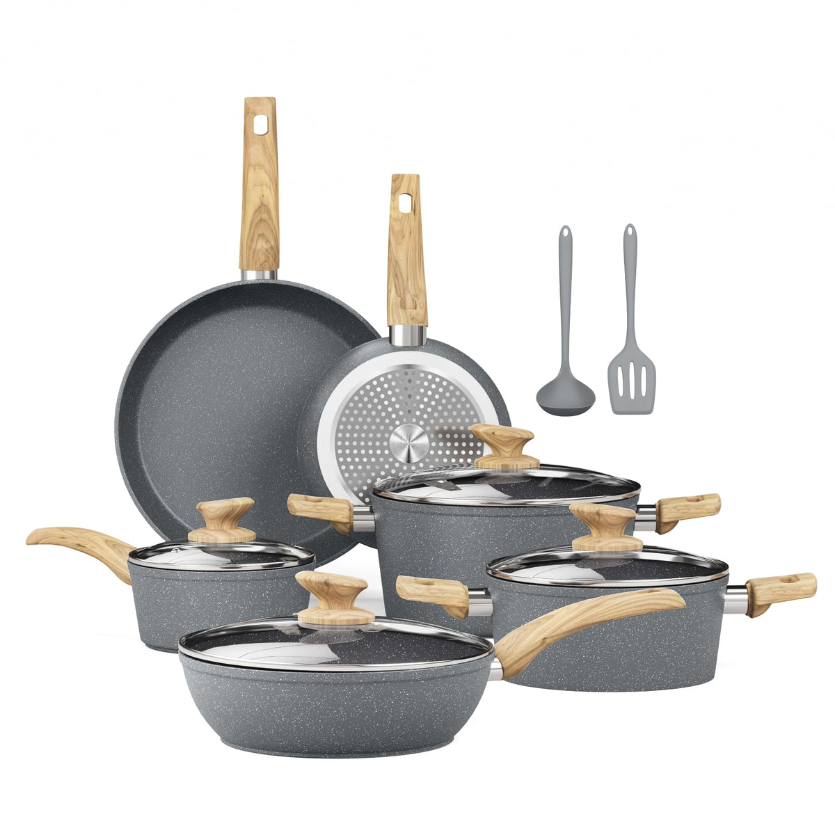 Kitchen Academy front packaging showing full 12-piece set and contents for quick choice
