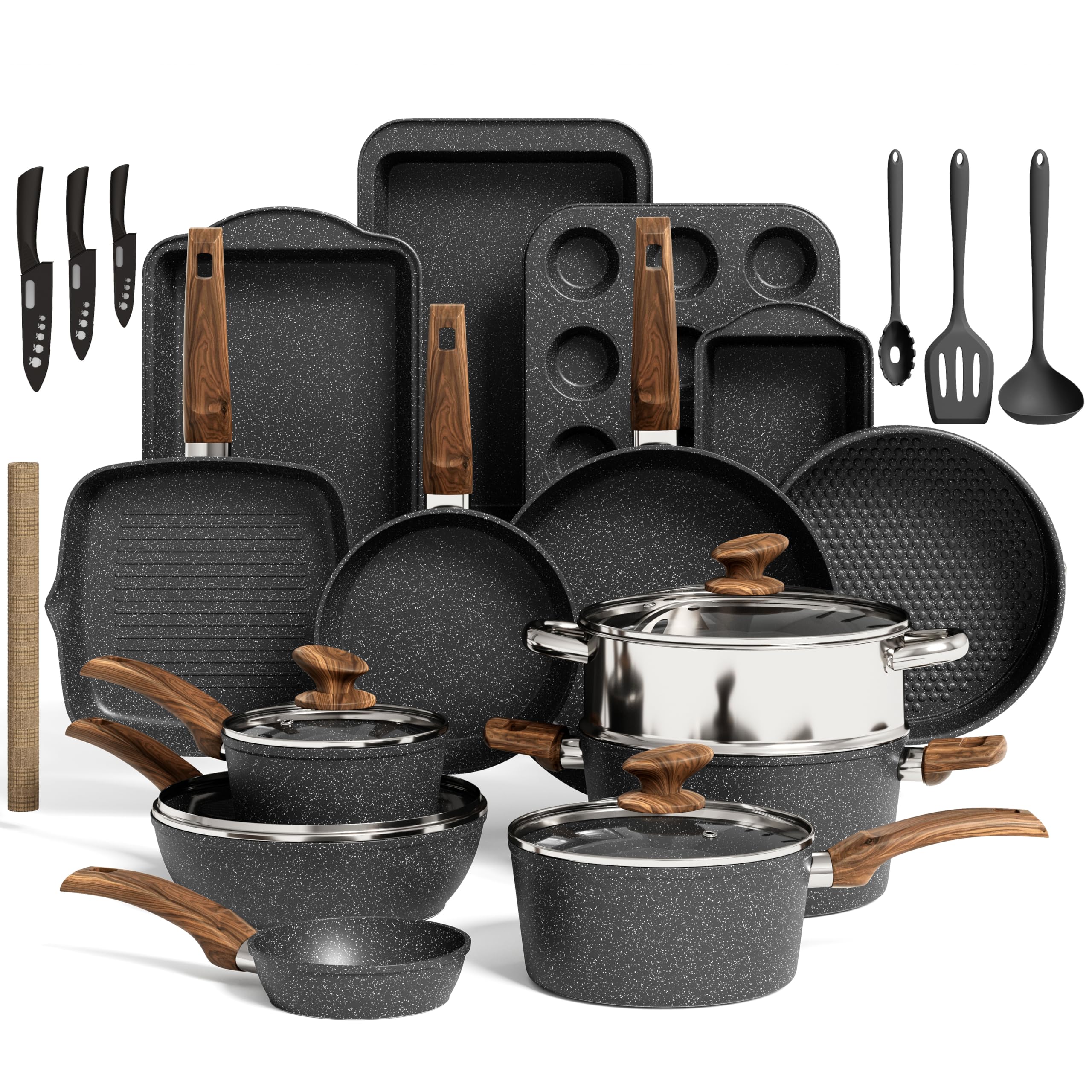 Kitchen Academy set front packaging showing full 30-piece collection and convenience