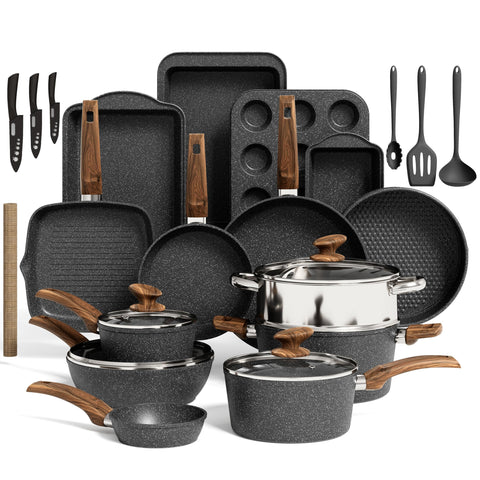 Kitchen Academy set front packaging showing full 30-piece collection and convenience