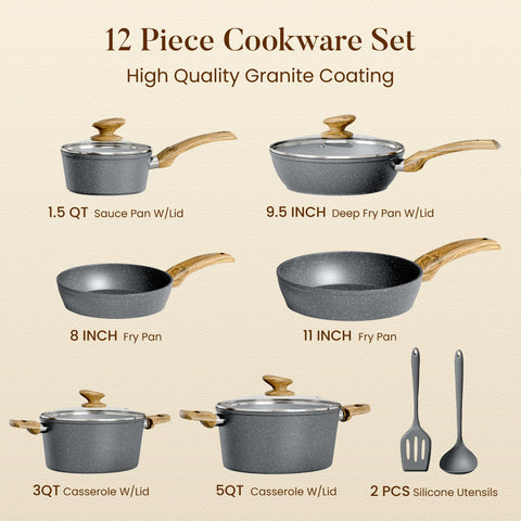 Kitchen Academy skillet frying vegetables to show nonstick performance and easy flip