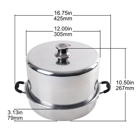 KITCHEN CROP cool-touch handles detail for safer lifting and reduced burn risk