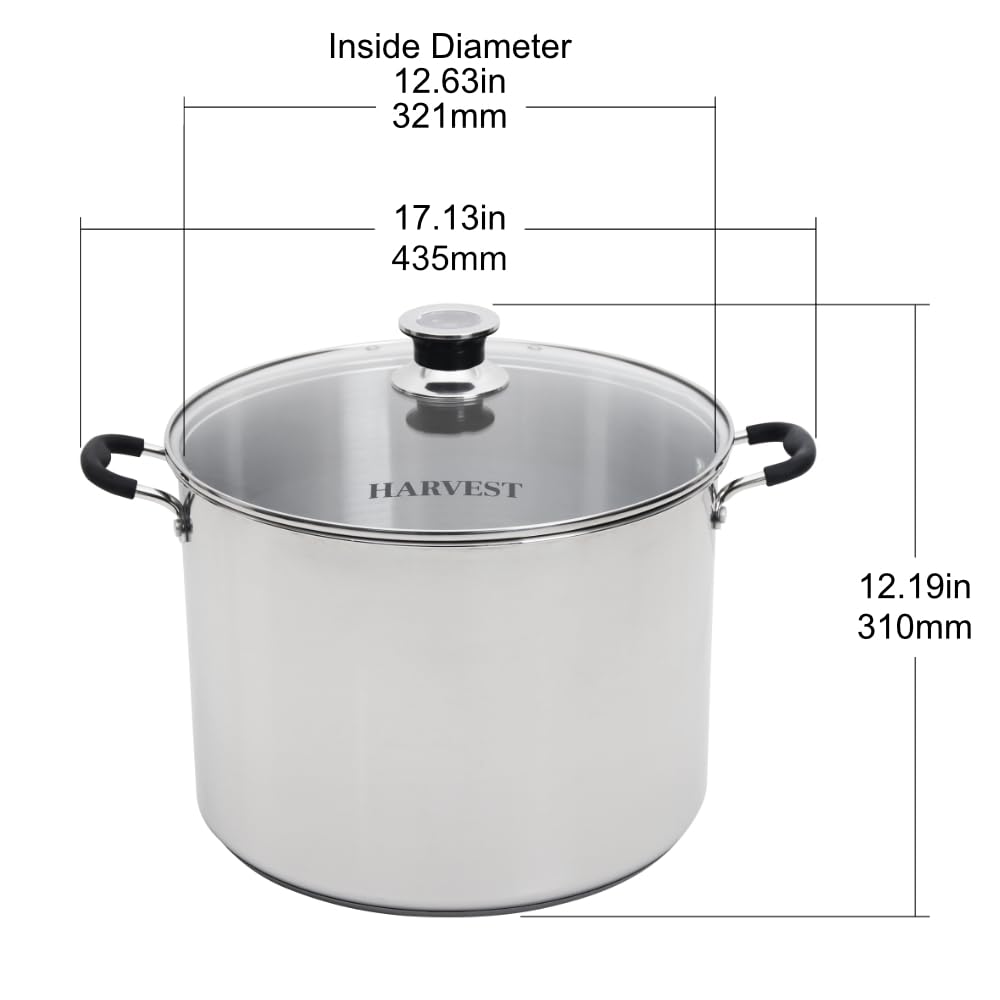 KITCHEN CROP canner on induction glass stovetop demonstrating even heating benefit