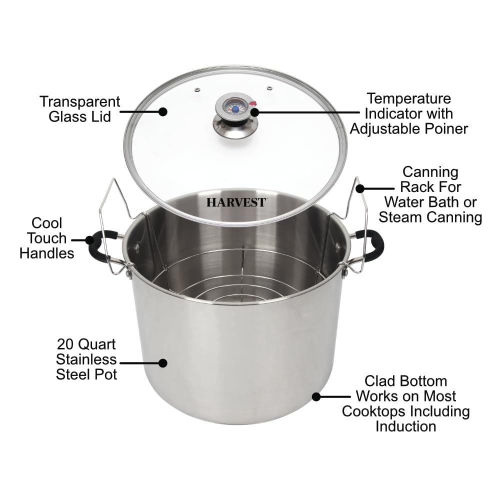 KITCHEN CROP tempered glass lid close-up with temperature indicator for monitoring