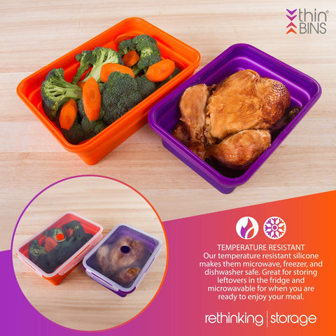 Kitchen Home containers inside fridge storing leftovers neatly to extend freshness