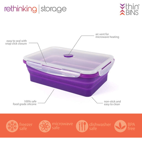Kitchen Home size comparison showing 50 oz and 68 oz containers for portion planning