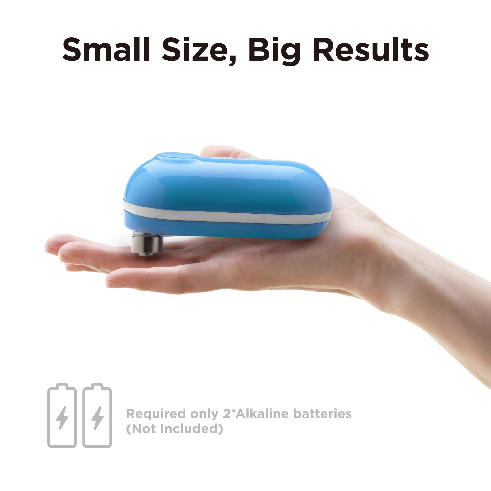 Kitchen Mama in-use on countertop opening a can hands-free for effortless meal prep