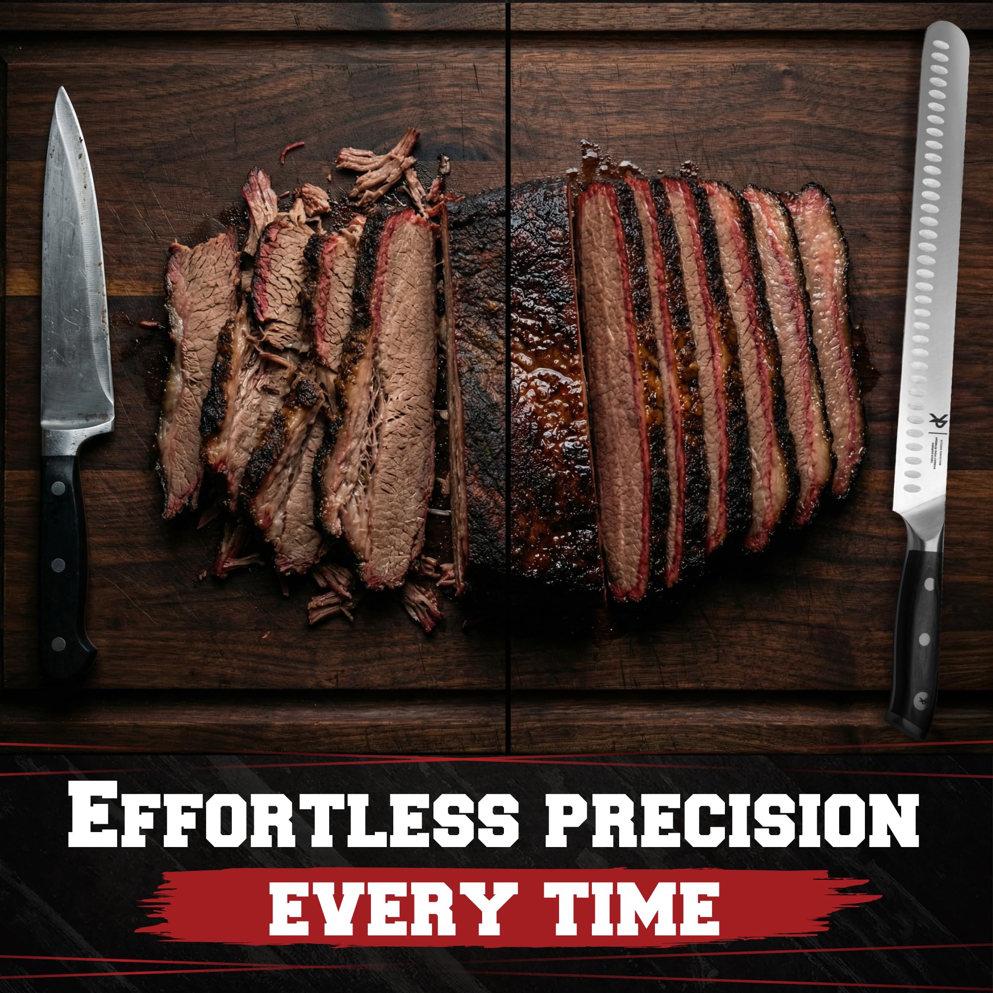 Kitchen Perfection knife with sheath and recipe eBooks included for gift-ready convenience