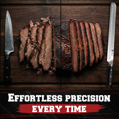 Kitchen Perfection knife with sheath and recipe eBooks included for gift-ready convenience