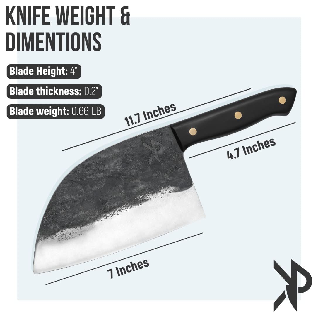 Kitchen perfection lifestyle backyard BBQ with cleaver on prep table, ready for cookouts