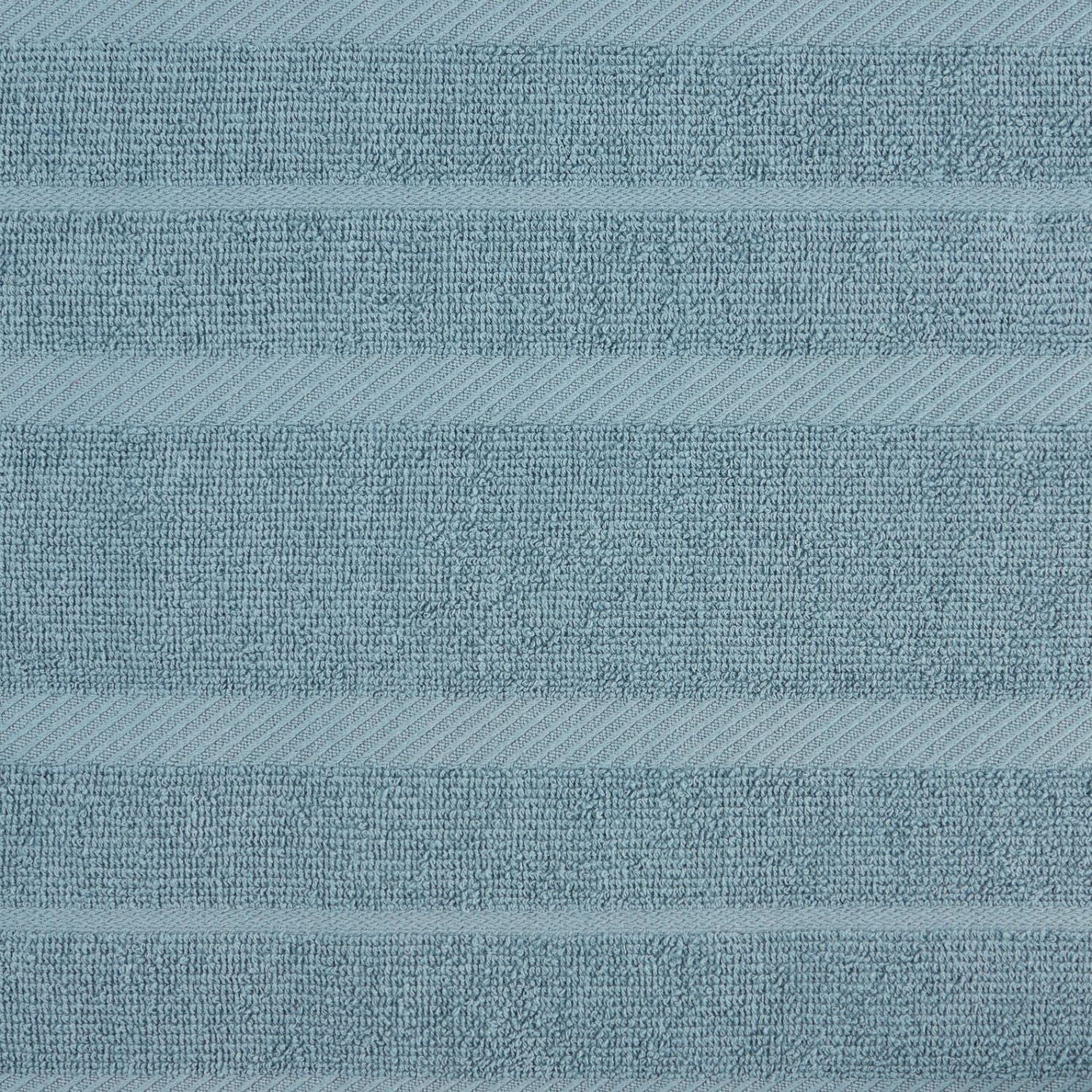KitchenAid striped towel weave detail, illustrates durable cotton-poly blend