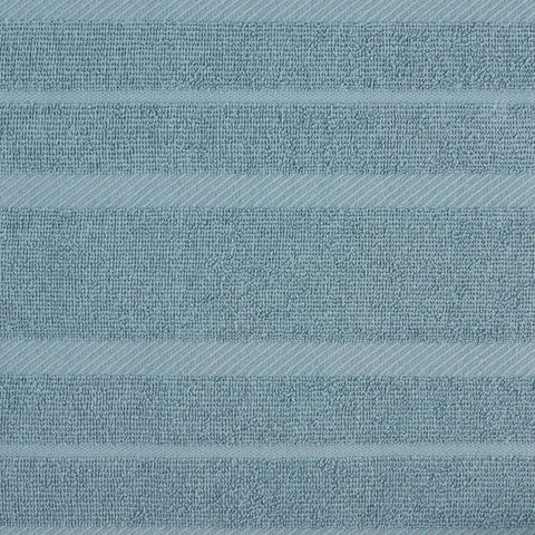 KitchenAid striped towel weave detail, illustrates durable cotton-poly blend