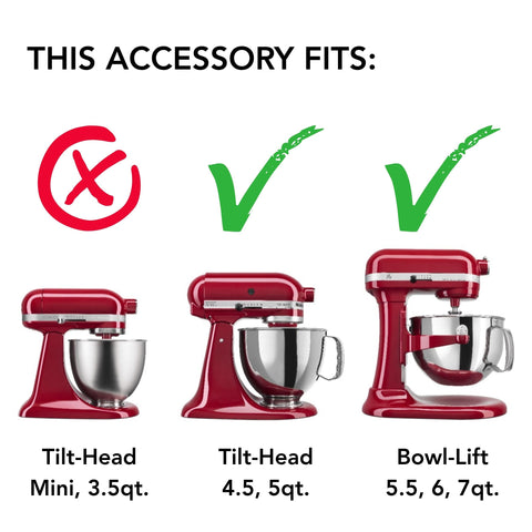 KitchenAid attachment connected to stand mixer for effortless churning
