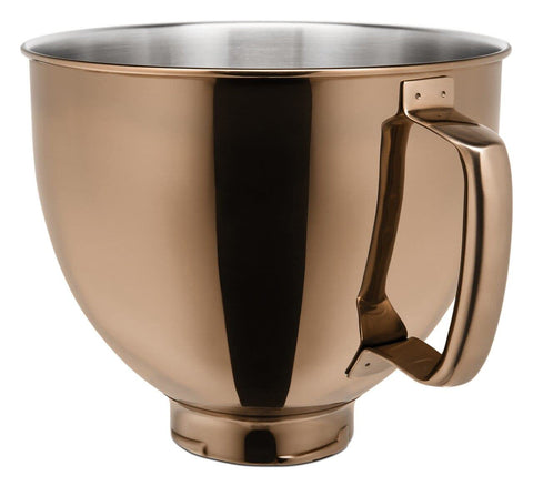 KitchenAid bowl interior detail showing stainless surface for easy cleaning