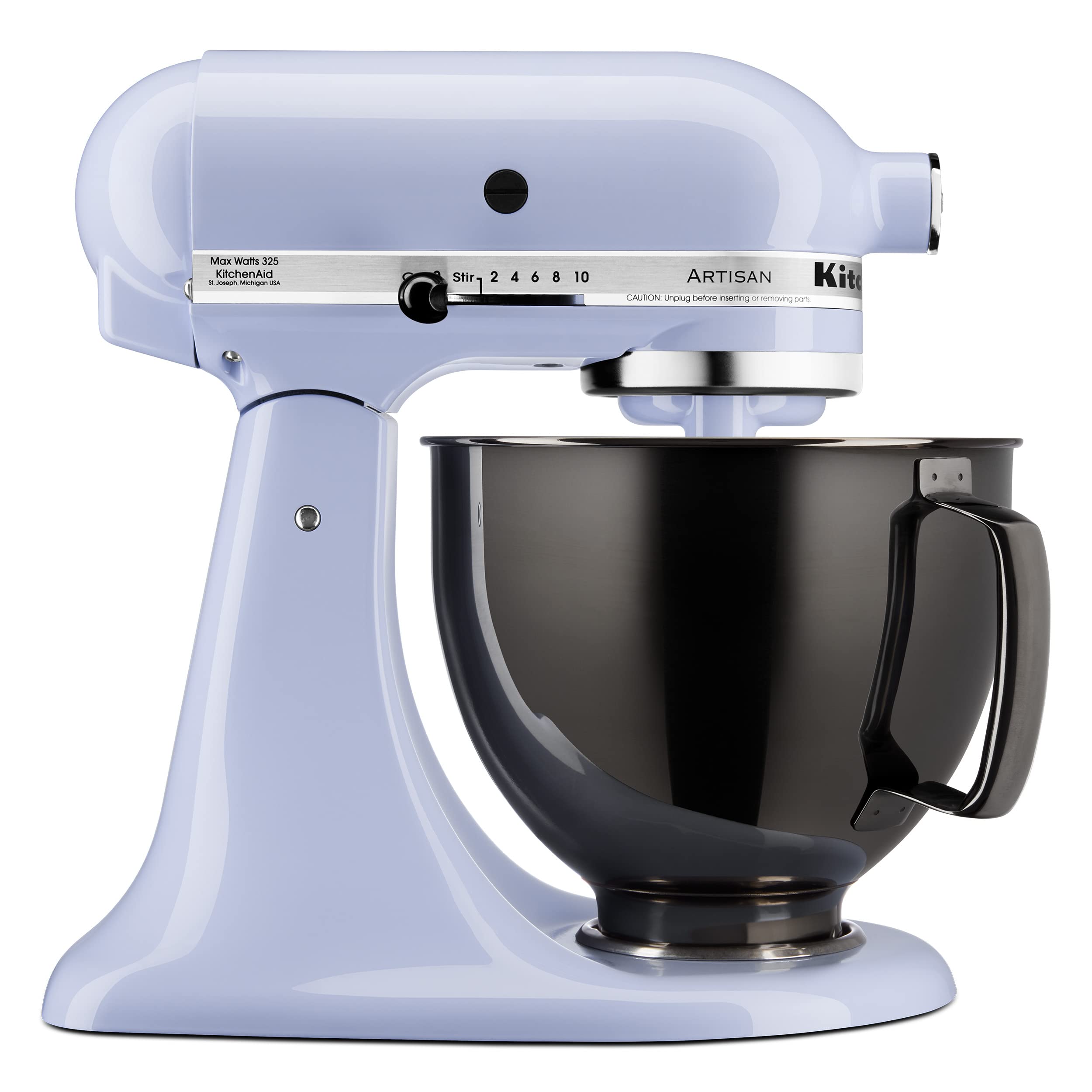 KitchenAid bowl next to measuring cup to show scale and generous capacity