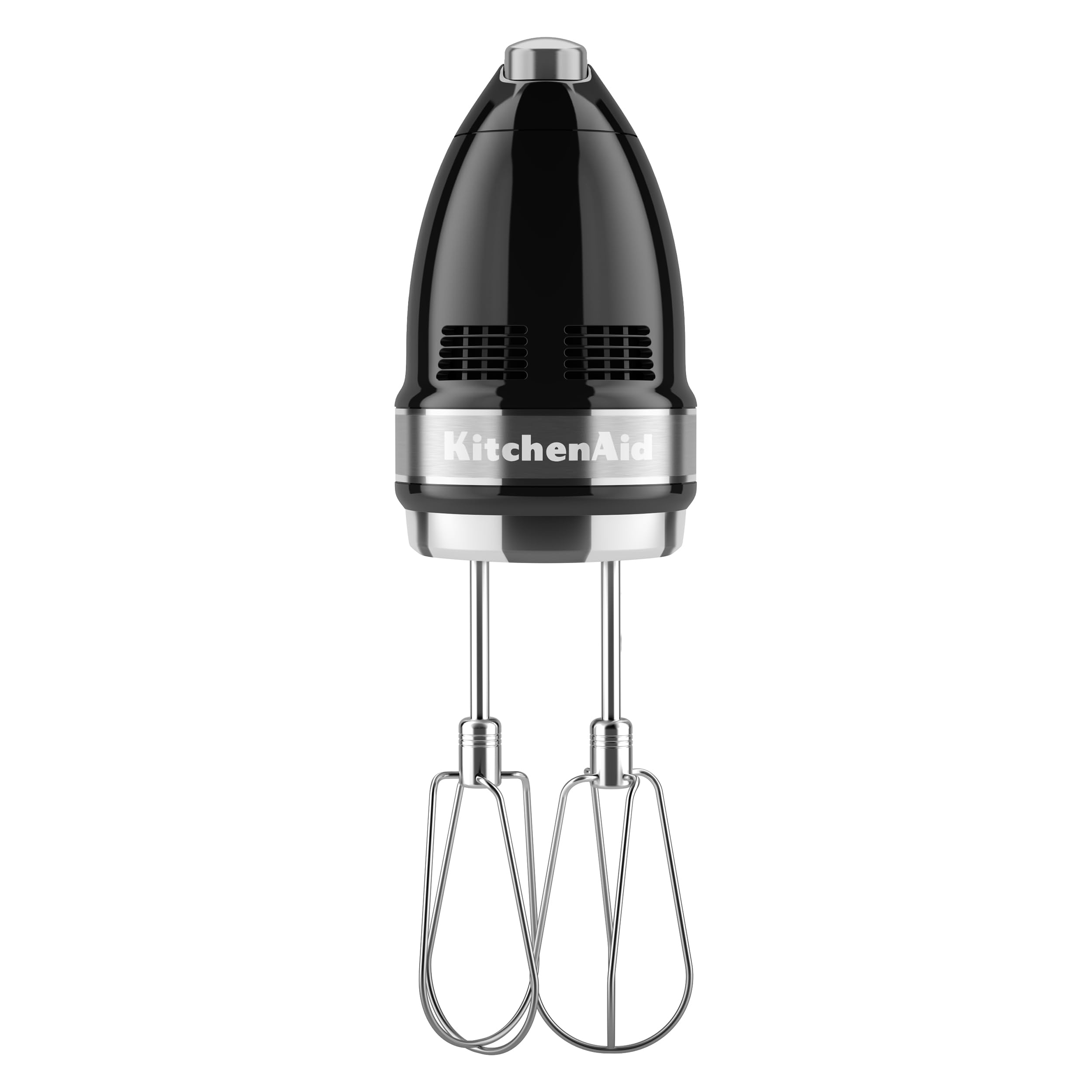 KitchenAid closeup Turbo Beater II showing stainless steel detail for efficient mixing