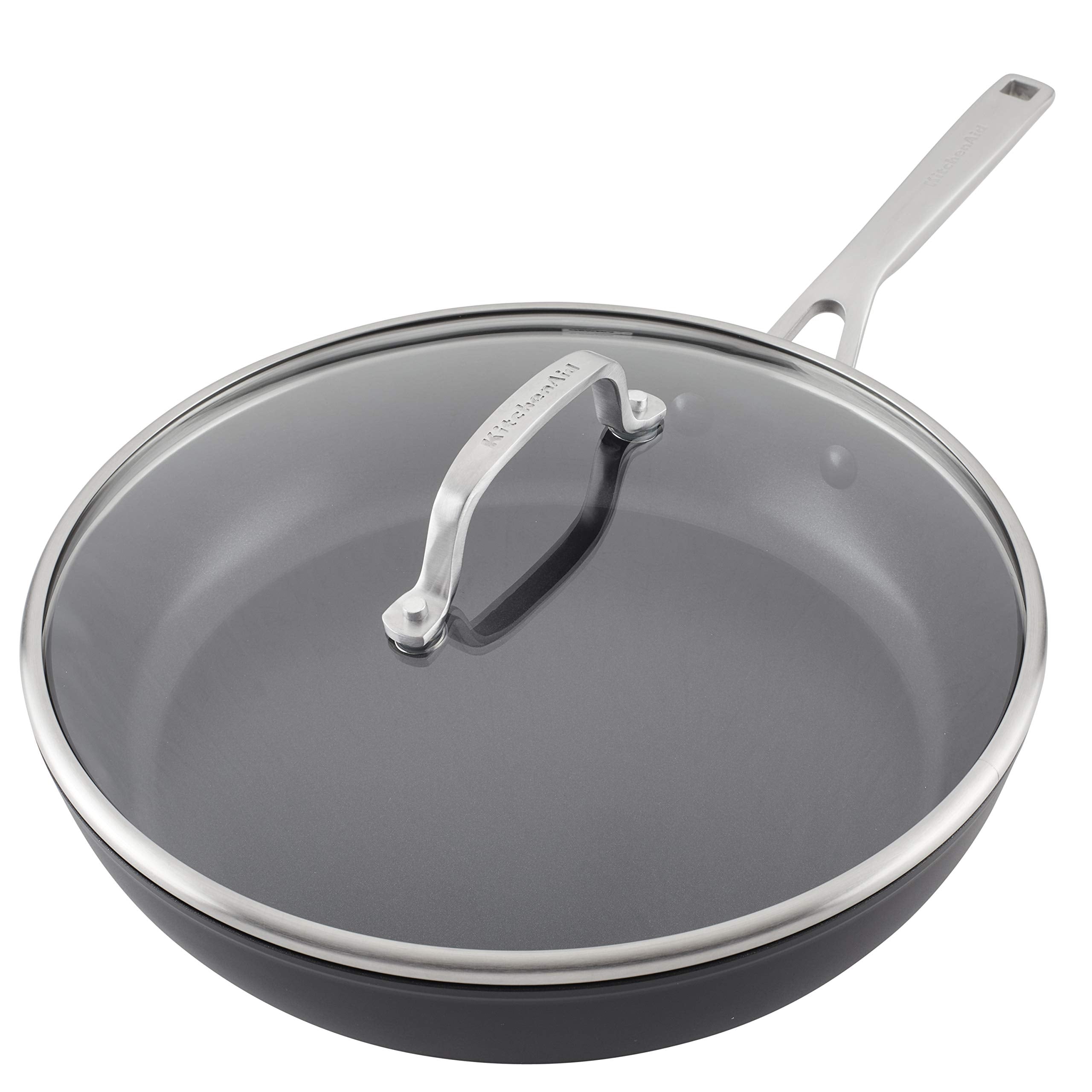 KitchenAid egg scramble demo in pan illustrating gentle nonstick performance