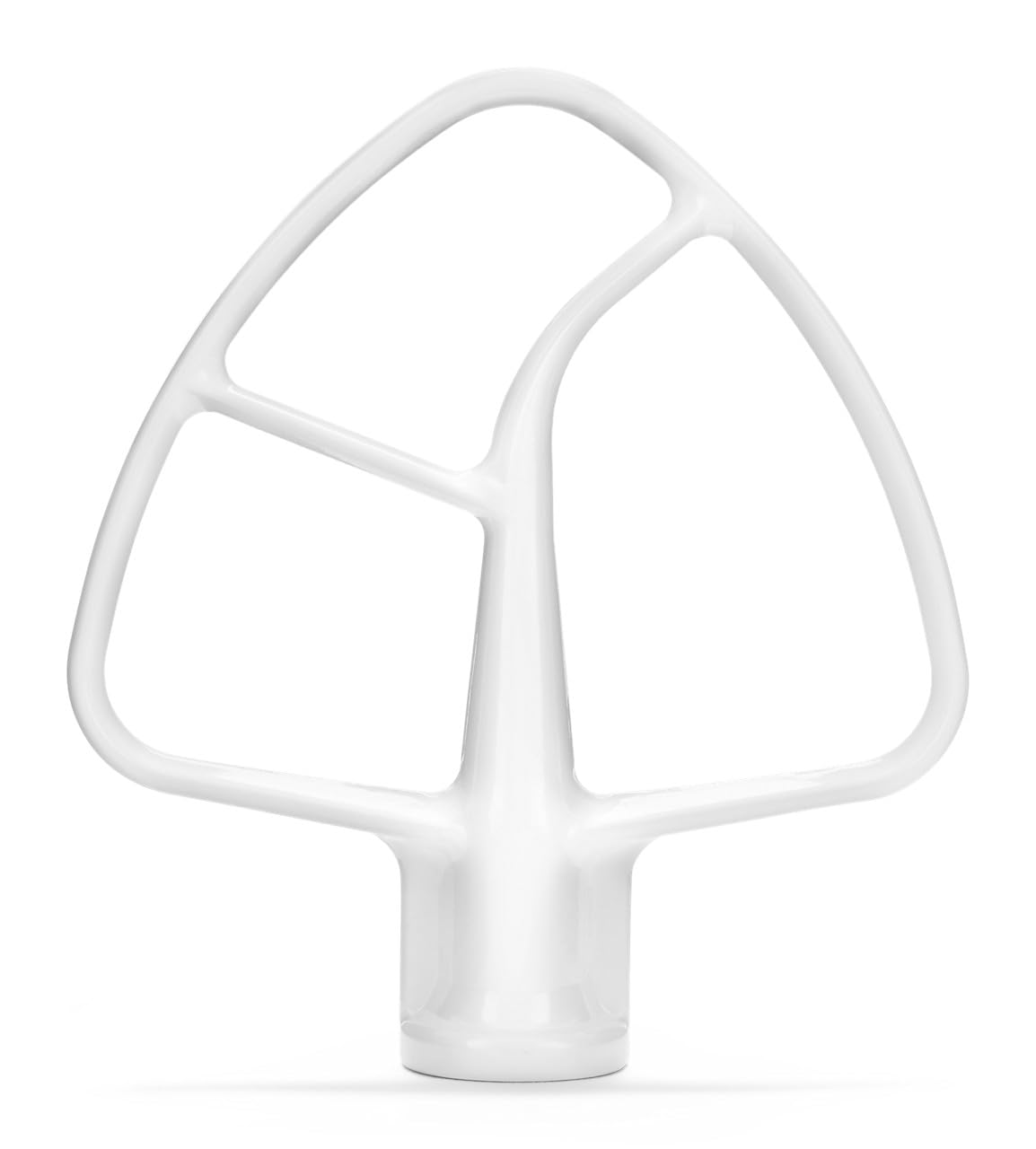 KitchenAid coated flat beater front view showing design and fit benefits